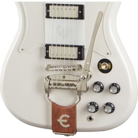 Epiphone Crestwood Custom Tremotone Elektro Gitar (Polaris White)<br>Fotoğraf: 4/9