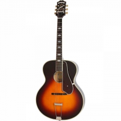 Epiphone De Luxe Hollow-Body Elektro Akustik Gitar (Vintage Burst)