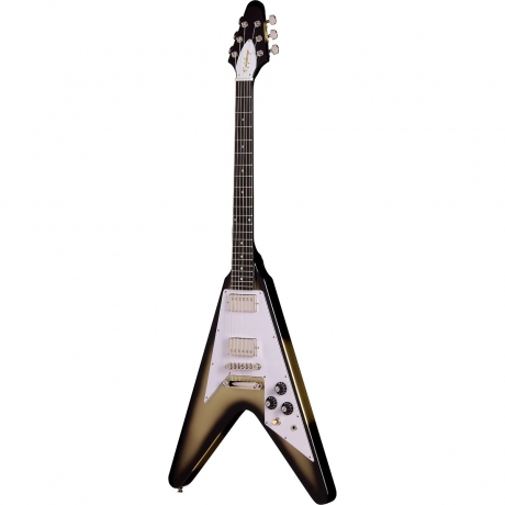 Epiphone Dealer Exclusive Flying V ’70s Elektro Gitar (Silver Burst)<br>Fotoğraf: 1/5