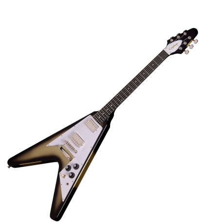 Epiphone Dealer Exclusive Flying V ’70s Elektro Gitar (Silver Burst)<br>Fotoğraf: 5/5