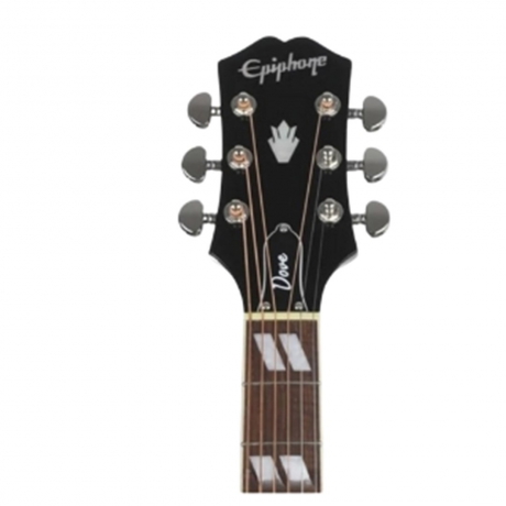 Epiphone Dove Studio Elektro Akustik Gitar (Trans Ebony)<br>Fotoğraf: 3/6