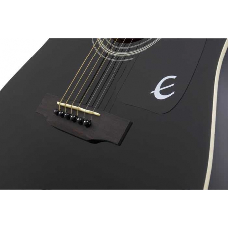 Epiphone DR-100 Akustik Gitar (Ebony)<br>Fotoğraf: 4/5