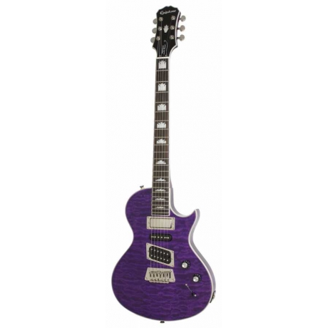 Epiphone E-Club Limited Edition Nighthawk Custom Quilt Elektro Gitar (Trans Purple)<br>Fotoğraf: 1/3