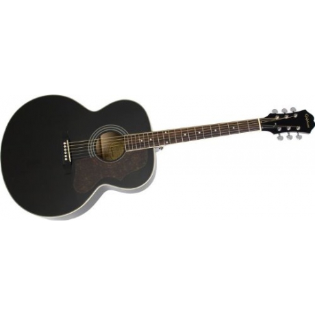 Epiphone EJ-200 Artist Akustik Gitar (Ebony)<br>Fotoğraf: 2/3