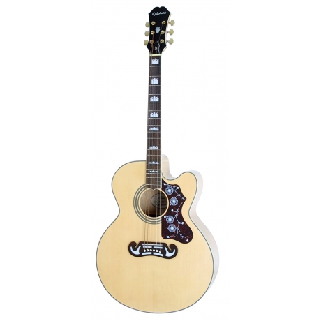 Epiphone EJ-200 CE Gold Elektro Akustik Gitar (Natural)<br>Fotoğraf: 1/2