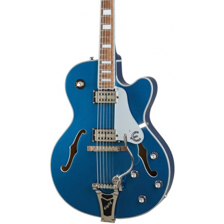Epiphone Emperor Swingster Hollowbody Elektro Gitar (Delta Blue Metallic)<br>Fotoğraf: 2/2