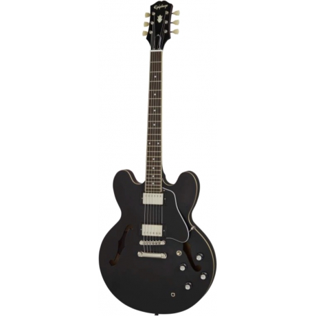 Epiphone ES-335 Elektro Gitar (Ebony)<br>Fotoğraf: 1/1