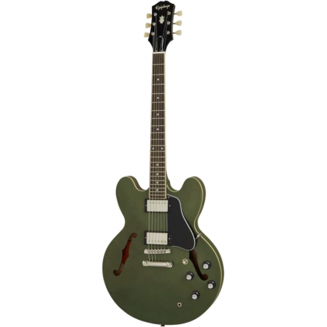 Epiphone ES-335 Elektro Gitar (Olive Drab)<br>Fotoğraf: 1/1