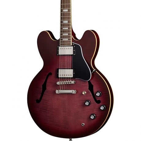 Epiphone ES-335 Figured Semi-hollowbody Elektro Gitar (Raspberry Burst)<br>Fotoğraf: 3/9