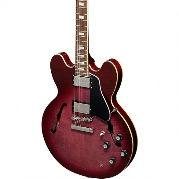 Epiphone ES-335 Figured Semi-hollowbody Elektro Gitar (Raspberry Burst ...