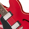 Epiphone ES-335 Solak Semi Hollow Elektro Gitar (Cherry), Fotoğraf: 6/7