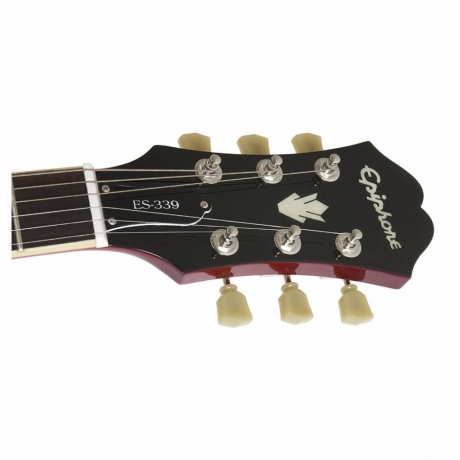 Epiphone ES-339 Pro Elektro Gitar (Cherry)<br>Fotoğraf: 6/6