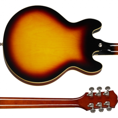 Epiphone ES-339 Semi-hollowbody Elektro Gitar (Vintage Sunburst)<br>Fotoğraf: 6/9