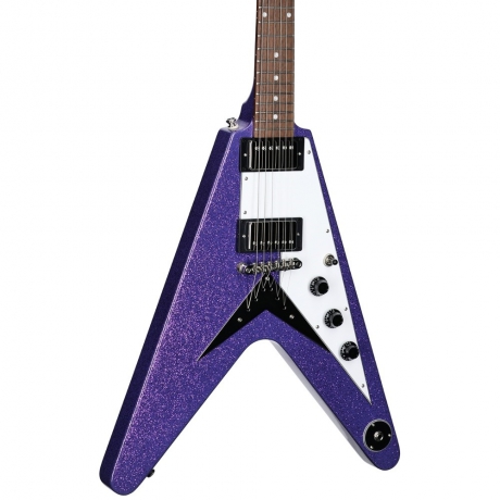 Epiphone Exclusive Flying V Elektro Gitar (Purple Sparkle)<br>Fotoğraf: 2/5
