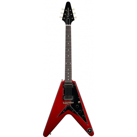 Epiphone Exclusive Flying V Elektro Gitar (Ruby Red Sparkle)<br>Fotoğraf: 1/3