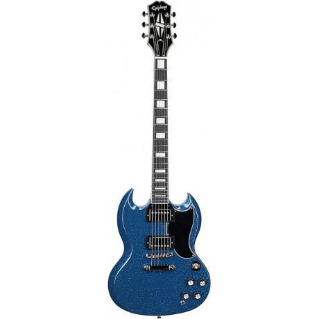 Epiphone Exclusive SG Custom Elektro Gitar (Brunswick Blue Sparkle)<br>Fotoğraf: 1/5