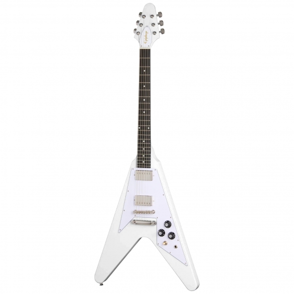Epiphone Flying V 70s Elektro Gitar (Classic White), Fotoğraf: 1/2