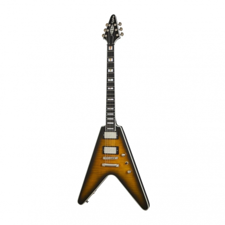 Epiphone Flying V Prophecy Elektro Gitar (Yellow Tiger Aged Gloss)<br>Fotoğraf: 1/1