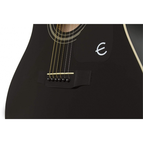 Epiphone FT-100CE Jumbo Elektro Akustik Gitar (Ebony)<br>Fotoğraf: 3/5