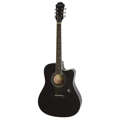 Epiphone FT-100CE Jumbo Elektro Akustik Gitar (Ebony)<br>Fotoğraf: 1/5