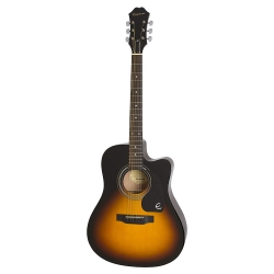 Epiphone FT-100CE Jumbo Elektro Akustik Gitar (Vintage Sunburst)