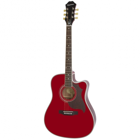 Epiphone FT-350SCE Min-ETune Elektro Akustik Gitar (Wine Red)<br>Fotoğraf: 1/3