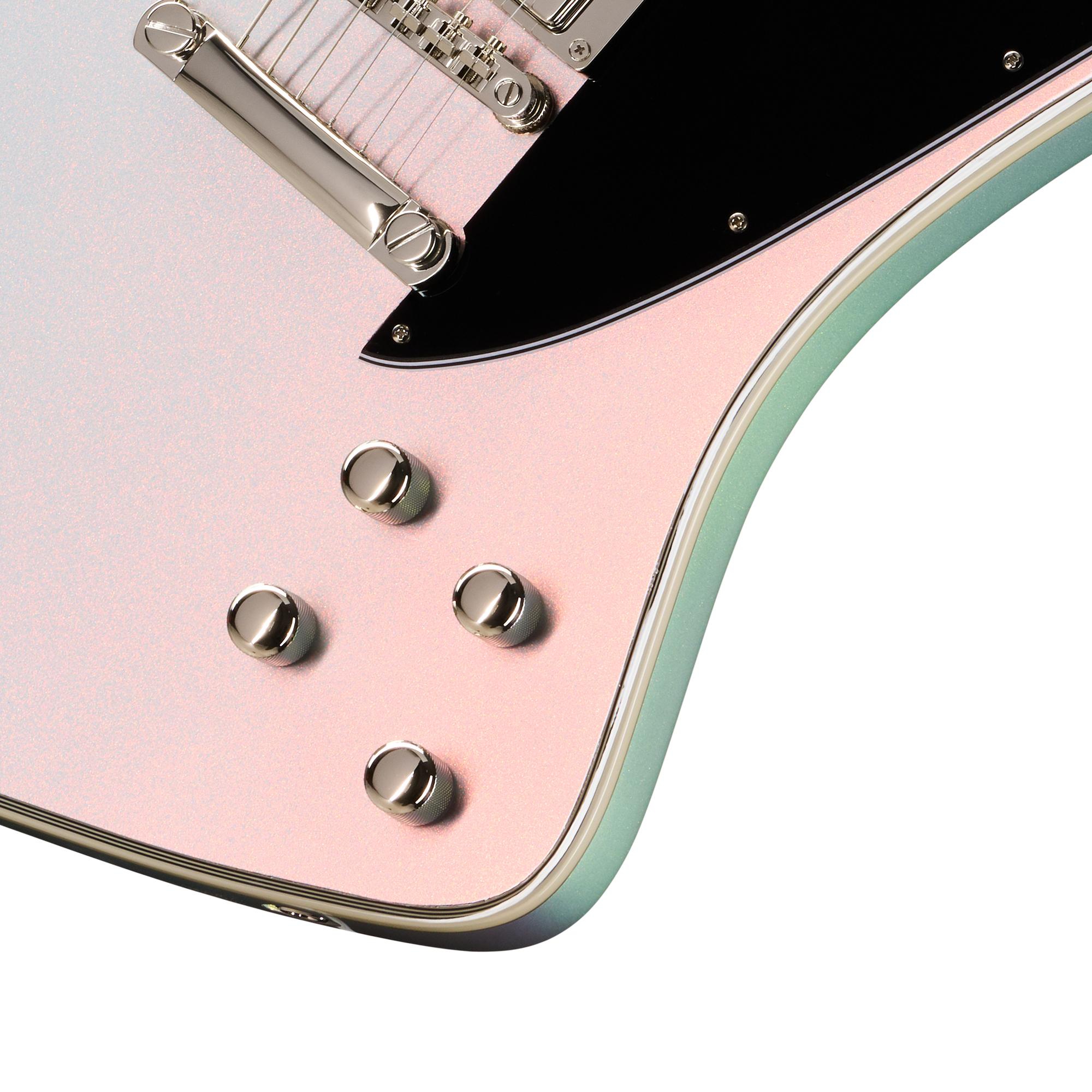 Epiphone Futura Firebird Custom Elektro Gitar (Quicksilver Shift