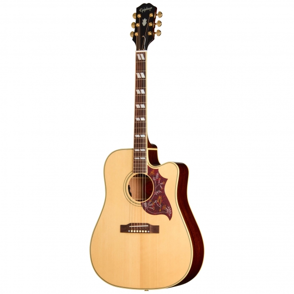Epiphone Hummingbird Standard EC Elektro Akustik Gitar (Natural), Fotoğraf: 1/3