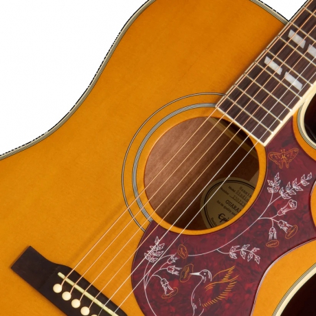 Epiphone Hummingbird Studio EC Elektro Akustik Gitar (Antique Natural)<br>Fotoğraf: 7/9