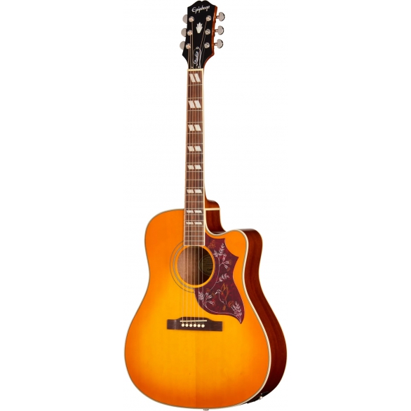 Epiphone Hummingbird Studio EC Elektro Akustik Gitar (Heritage Cherry Sunburst), Fotoğraf: 1/6