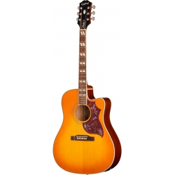 Epiphone Hummingbird Studio EC Elektro Akustik Gitar (Heritage Cherry Sunburst)