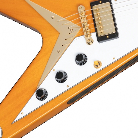 Epiphone IGC 1958 Korina Flying V Elektro Gitar (Aged Natural)<br>Fotoğraf: 8/10