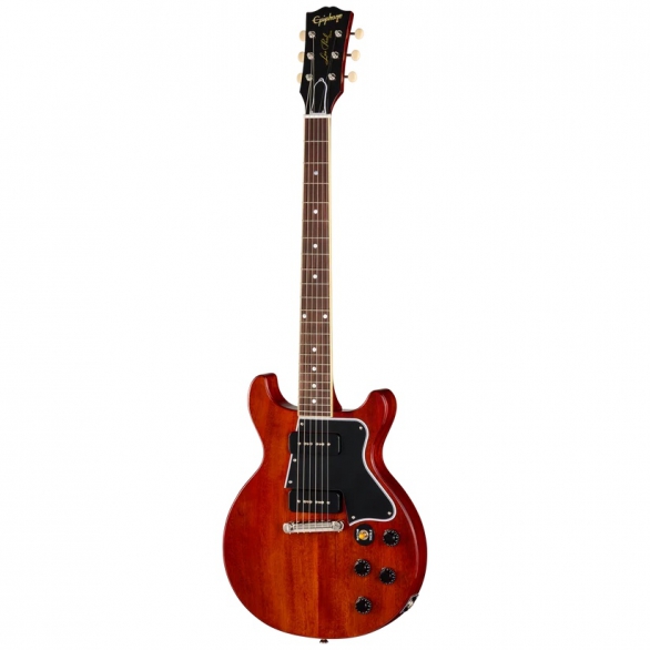 Epiphone IGC 1960 Les Paul Special Double Cut Reissue Elektro Gitar (Cherry Red), Fotoğraf: 1/8