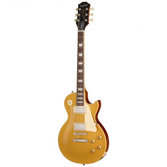 Epiphone Inspired by Gibson Les Paul Standard '50s Elektro Gitar (Goldtop), Fotoğraf: 1/7