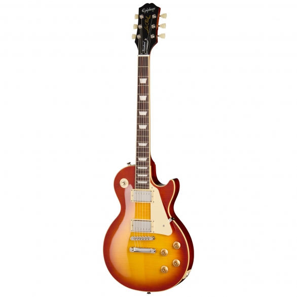 Epiphone Inspired by Gibson Les Paul Standard '50s Figured Elektro Gitar (Washed Cherry Sunburst), Fotoğraf: 1/7