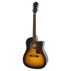 Epiphone J-15EC Deluxe Elektro Akustik Gitar (Vintage Sunburst)