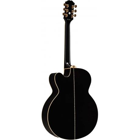 Epiphone J-200 EC Studio Akustik Gitar (Ebony Burst)<br>Fotoğraf: 2/2