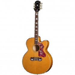 Epiphone J-200 Studio EC Elektro Akustik Gitar (Natural)