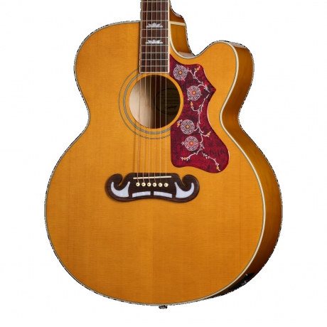 Epiphone J-200 Studio EC Elektro Akustik Gitar (Natural)<br>Fotoğraf: 3/9