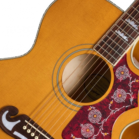 Epiphone J-200 Studio EC Elektro Akustik Gitar (Natural)<br>Fotoğraf: 7/9