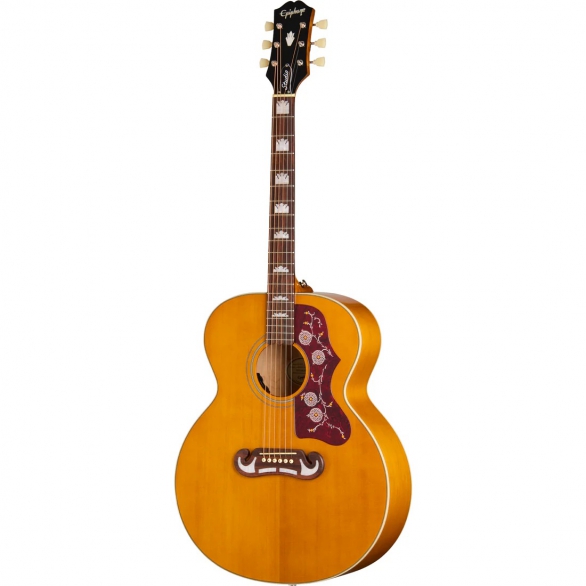 Epiphone J-200 Studio Elektro Akustik Gitar (Natural), Fotoğraf: 1/3
