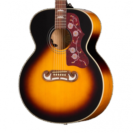 Epiphone J-200 Studio Elektro Akustik Gitar (Vintage Sunburst)<br>Fotoğraf: 3/8