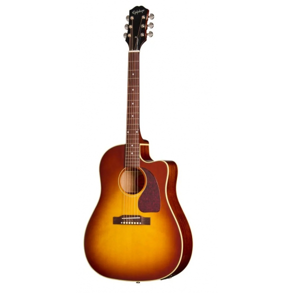 Epiphone J-45 Standard EC Elektro Akustik Gitar (Honey Burst), Fotoğraf: 1/4