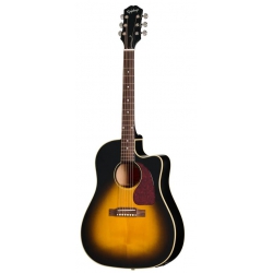 Epiphone J-45 Standard EC Elektro Akustik Gitar (Vintage Sunburst)