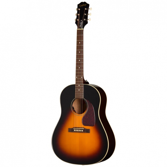 Epiphone J-45 Studio Elektro Akustik Gitar (Vintage Sunburst), Fotoğraf: 1/8