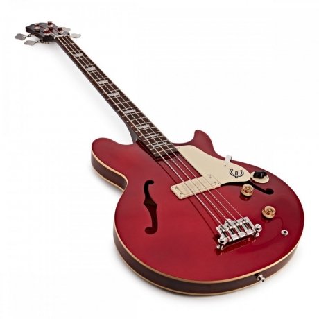 Epiphone Jack Casady 4 Telli Bas Gitar (Sparkling Burgundy)<br>Fotoğraf: 3/4