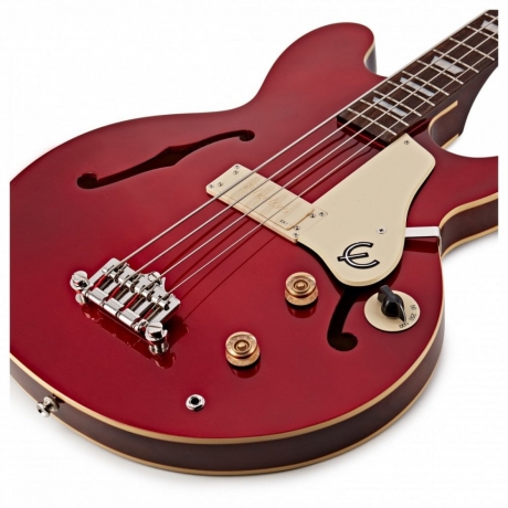 Epiphone Jack Casady 4 Telli Bas Gitar (Sparkling Burgundy)<br>Fotoğraf: 2/4