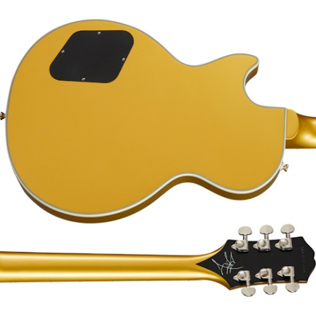 Epiphone Jared James Nichols Gold Glory Les Paul Custom Elektro Gitar (Double Gold)<br>Fotoğraf: 6/9