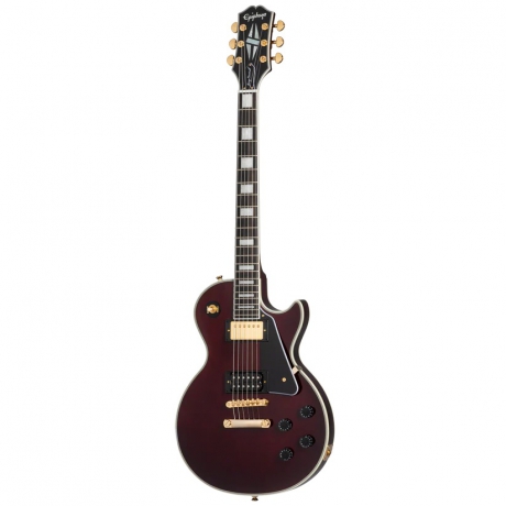 Epiphone Jerry Cantrell "Wino" Les Paul Custom Elektro Gitar (Dark Wine Red)<br>Fotoğraf: 1/6