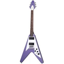Epiphone Kirk Hammett 1979 Flying V Elektro Gitar (Purple Metallic)